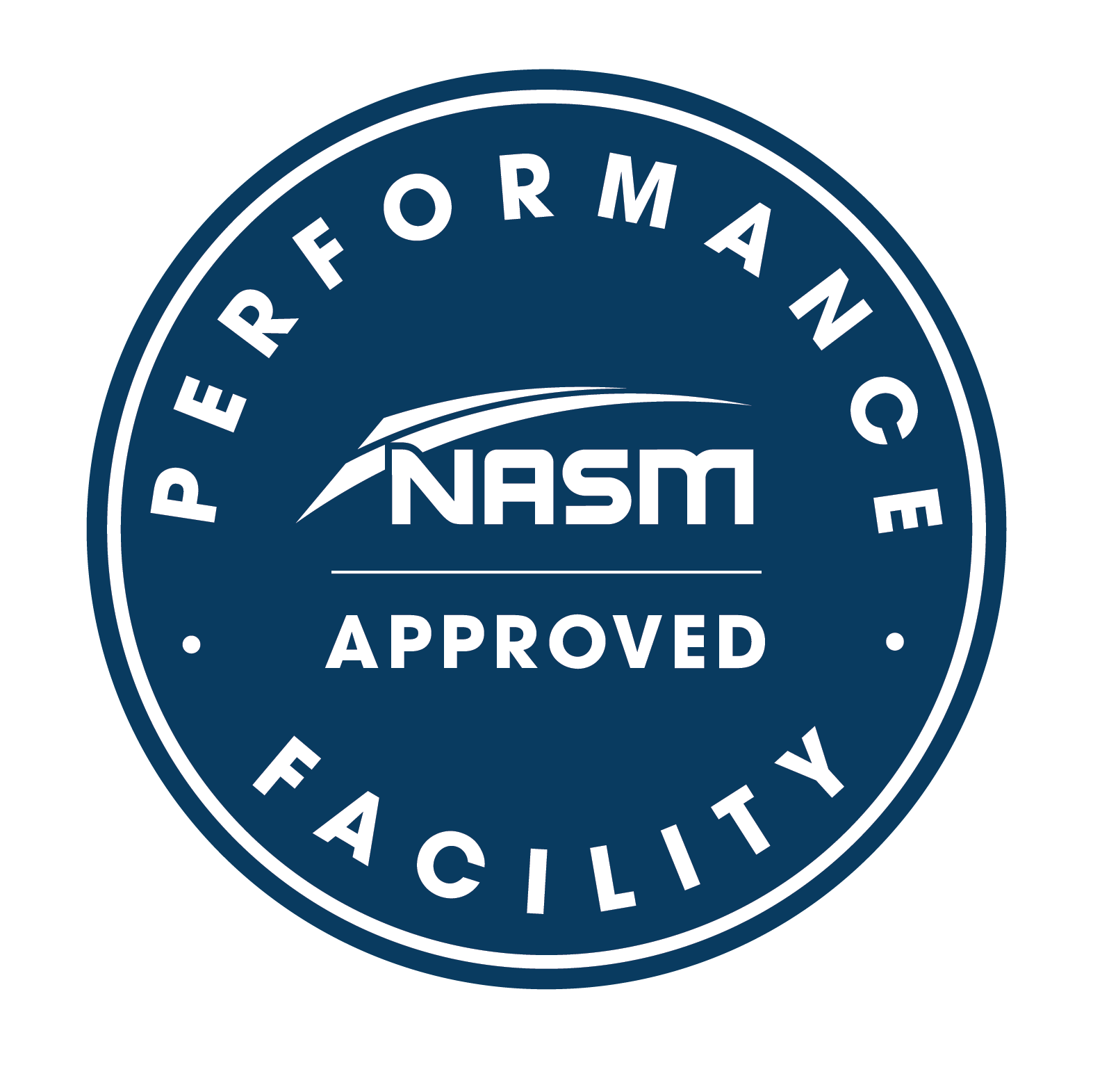 National Academy of Sports Medicine - NASM Approved Facility Seal